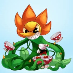Cuphead Floral Fury