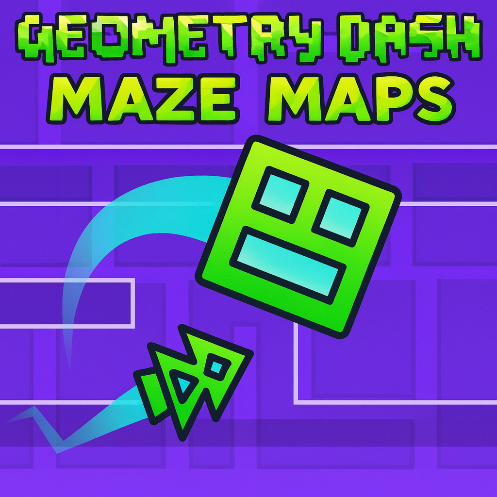 The challenges in the Geometry Dash Maze levels.