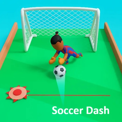 The ultimate goal in Soccer Dash
